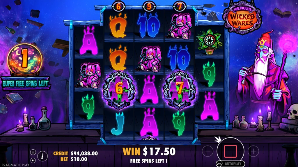 Mr Nulls Wicked Wares Free Spins